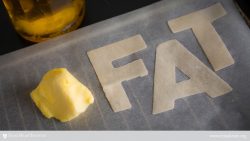 fat in filo pastry letters with butter and olive oil