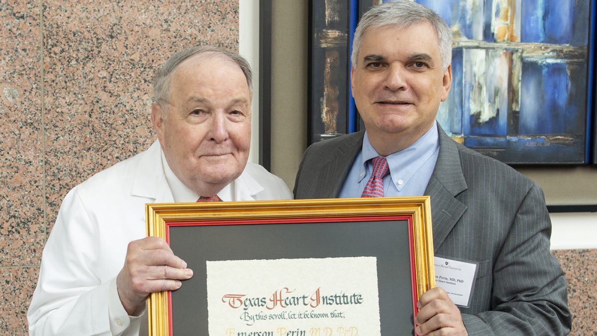 Emerson Perin, MD, PhD, receives 2019 Ray C. Fish Award The Texas