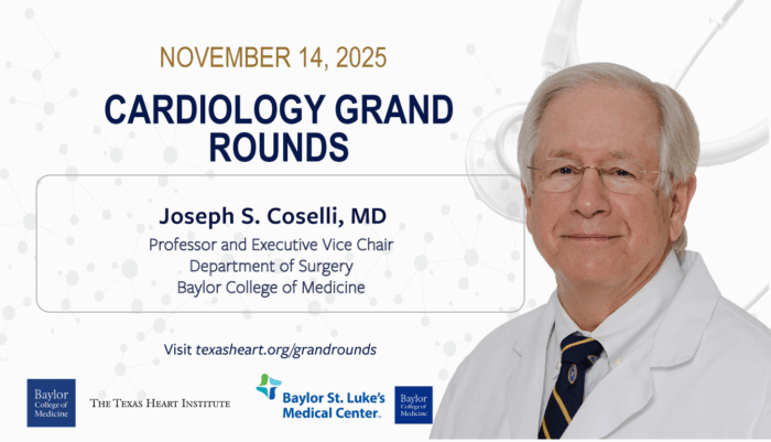 Cardiology Grand Rounds with Dr. Joseph S. Costelli.