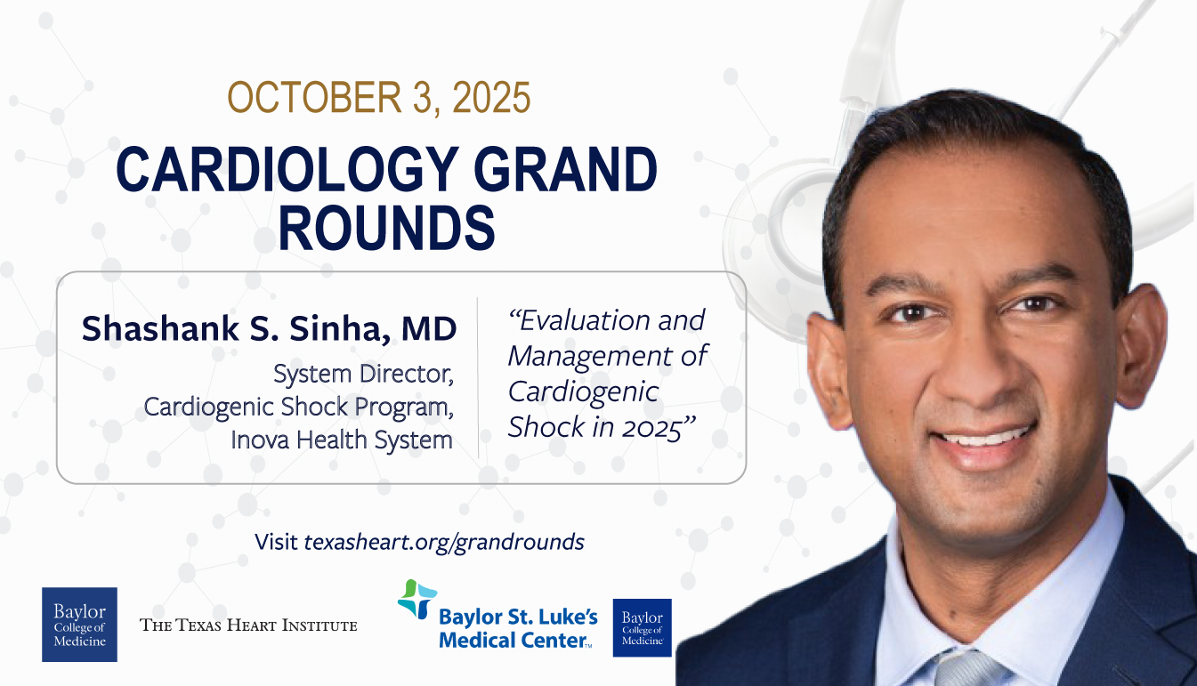 Cardiology Grand Rounds with Shashank S. Sinha, MD